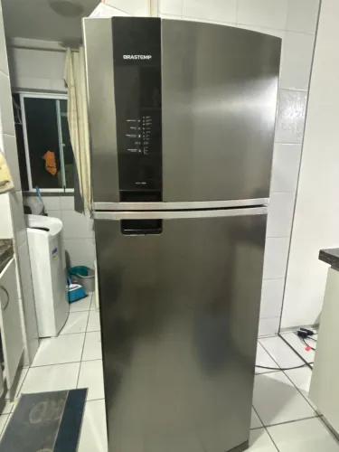 Geladeira/Refrigerador Brastemp Frost Free Duplex Prata 463L BRM55FK