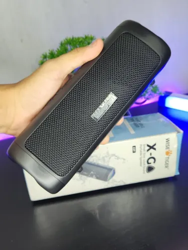 Caixa de Som WiseTiger X-GO C27 - Com Leds RGB, Graves Surpreendentes e Som Limpo