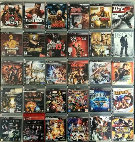 Jogos de Luta ps3 -Precos na descrição - Ac cartão e Olx pay (temos outros jogos)