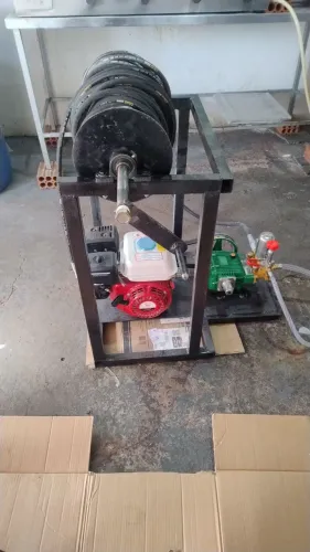 Máquina de desentupidora hidrojateamento