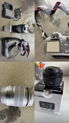 Cânon Rebel T 100 + Lentes