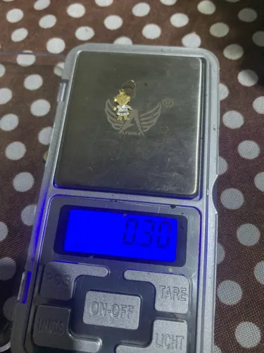 Pingente de ouro bicolor ouro 750