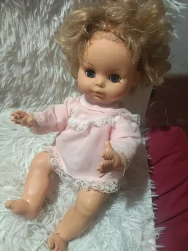 Boneca antiga coração da estrela 