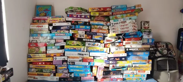 Lote jogos infantis tabuleiro 125 jogos