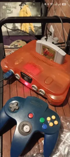 Nintendo 64 laranja, Zelda e expansion pak