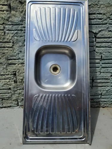 Pia de Cozinha 55x120cm c/Cuba Inox