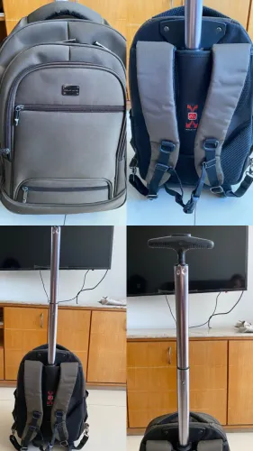 Mochila de rodinhas Polo King semi nova 