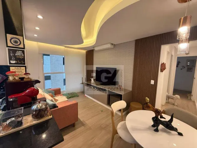 Apartamento com 2 dormitórios à venda, 81 m² por R$ 1.100.000,00 - Aparecida - Santos/SP