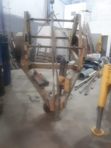 Carretinha Porta-Bobina para Cabos | Desenroladora de Cabos Reforçada