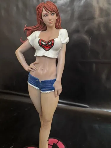 Boneco Mary Jane Watson Spider Man Colecionaveis Action Figure Marvel