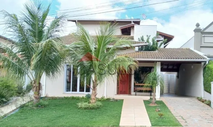 Linda casa de condomínio à venda no Villaggio Capríccio com 267 m² e 3 dormitórios/quartos
