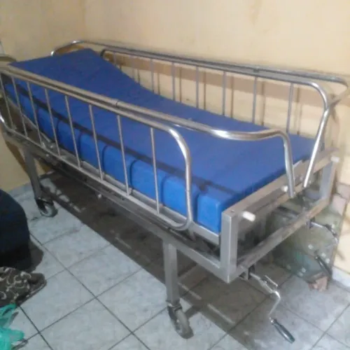 Cama hospitalar inox
