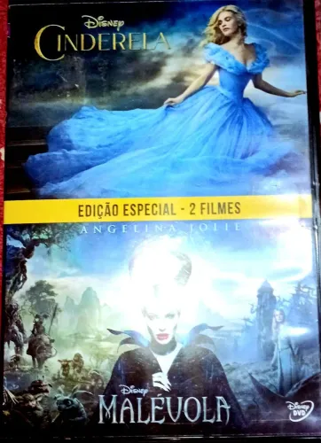 Dvd duplo Cinderela/ malévola 