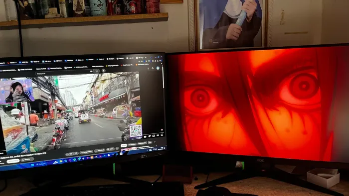 Kit 2 monitores gamer 165Hz