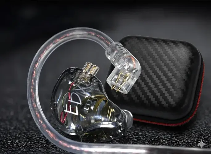 Fone Kz Edx Lite Retorno de Palco + Case Grátis