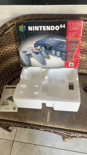 Caixa Nintendo 64 original com isopor 
