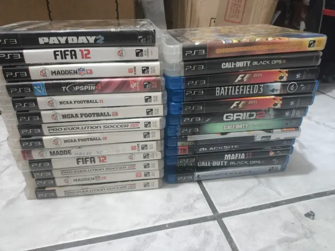 Lote com 25 jogos ps3 LEIA DESCRIÇÃO.