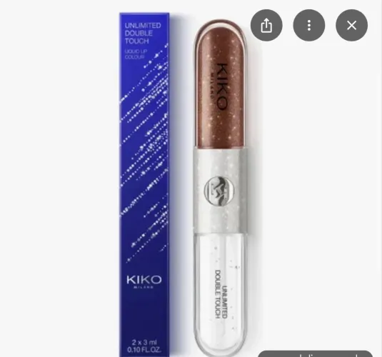 Batom Kiko Milano Unlimited Double Touch 156 Edição Limitada Marrom