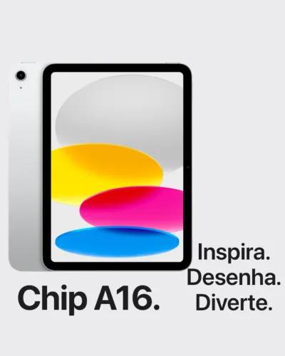 iPad 11 A16 | 128GB WI-FI | Lacrado | Pronta Entega | PRATA 