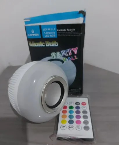 Lâmpada Bluetooth Som - Pronta entrega