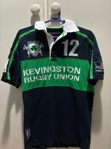 Camisa Kevingston Rugby Union Ireland #12 Vintage
