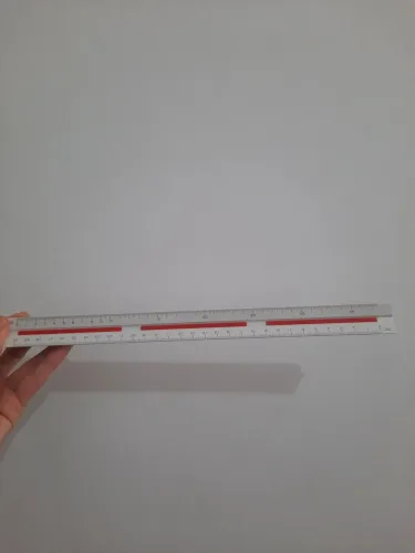 Esquadro e Escalímetro trident 
