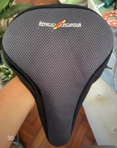 Capa em Gel para Selim (Banco de Bicicleta / Ergometrica) - Físico & Forma (Usada)
