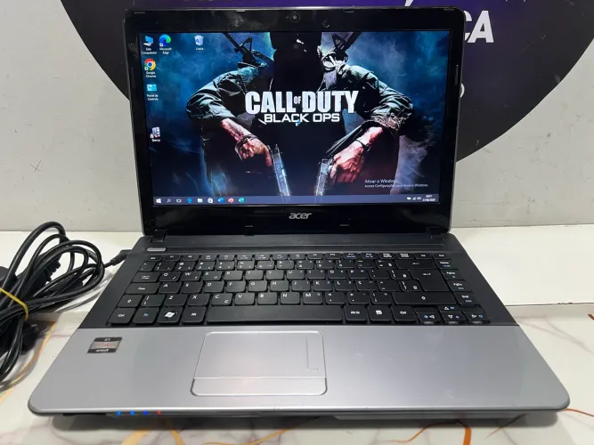 Notebook Acer AMD E1-1200/ HD de 500GB/ 8GB de RAM/ entrego leia.