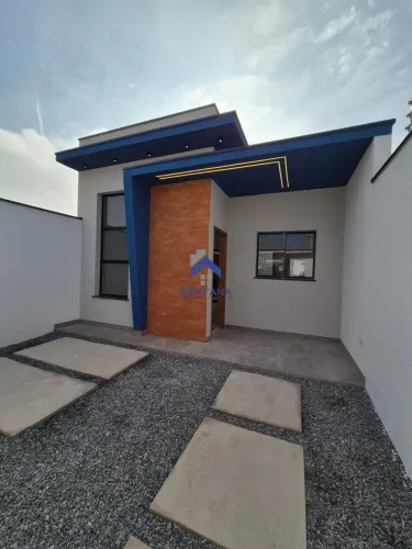 CASA MODERNA NOVA DE 90M² COM 3 QUARTOS SENDO 1 SUÍTE NO BAIRRO QUINTAS SANTA CRUZ DO AREÃ