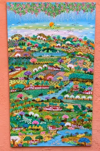Raquel gallena artista naif 
