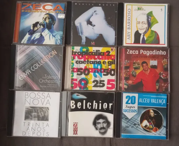 Cds originais diversos Marisa Monte , Zeca Pagodinho Enya 7,00 cada
