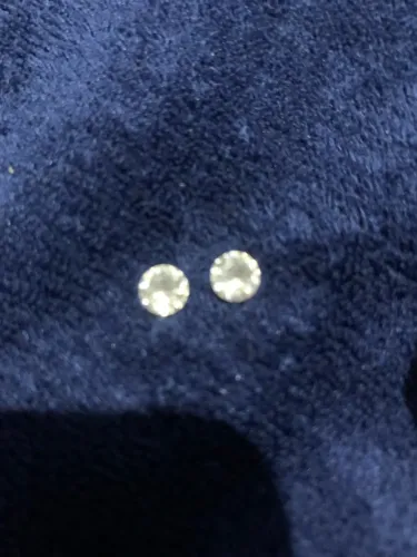 Pedras moissanite 5mm para cravação em joia