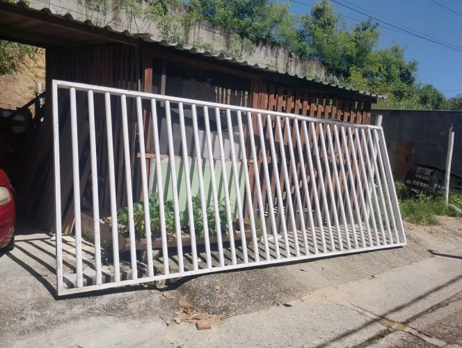 Grade de alumínio branco 5.20x2.00