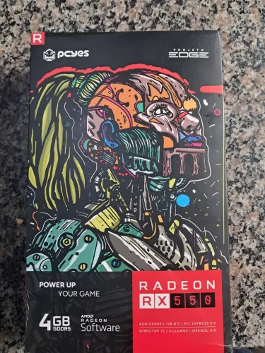 Placa de video amd Rx550 4gb