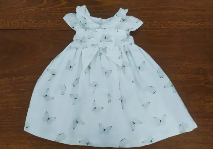 Vestido Bebê Borboleta Da Possum - Tamanho 18 Meses