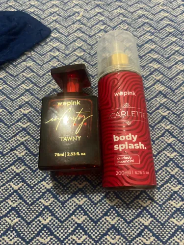 Body splash Scarlette e Perfume Infinity tawny? Wepink usado