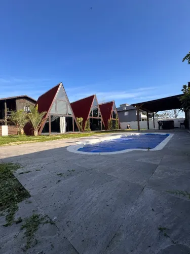 Cabana na praia do rosa
