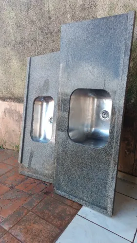 2 pias cuba de inox 1.5m