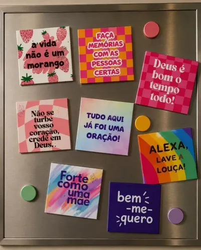 Ímã de geladeira ,( cerâmica )