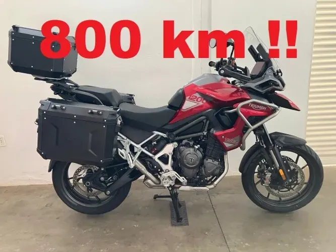 Triumph Tiger 1200 GT Pró - só 800 km - a mais nova do Brasil !