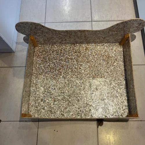 Cama pet de material reciclado 