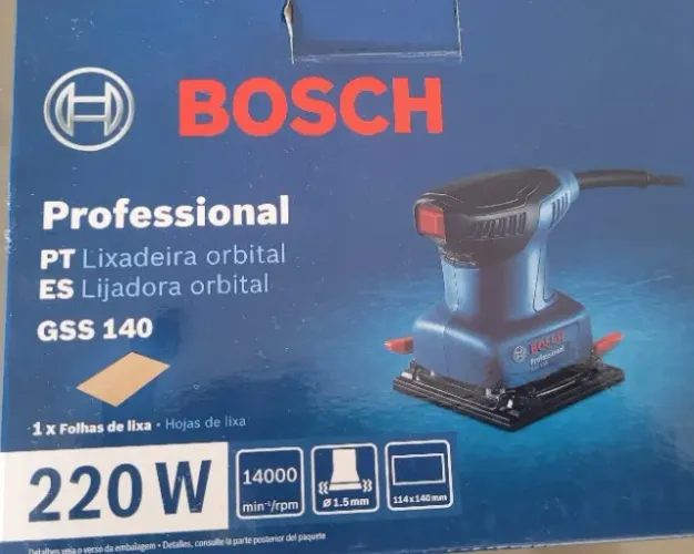 Lixadeira orbital bosch