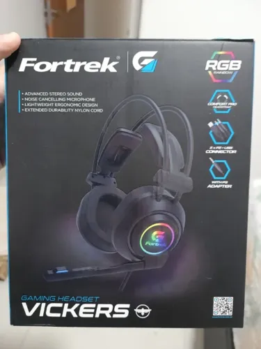 Headset & Fone de Ouvido Gamer Com Microfone RGB