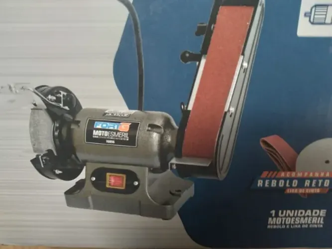 Lixadeira de Cinta Moto Esmeril Novíssima FortG