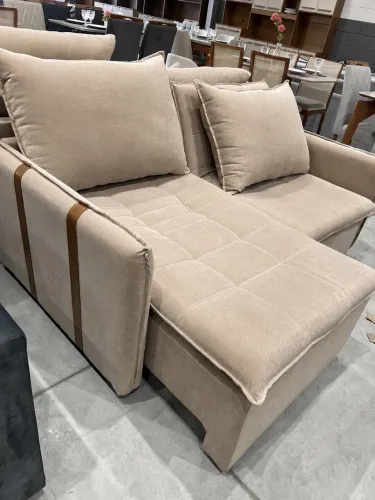 Sofá Cama Bege Novo ULTIMA PEÇA MOSTRUÁRIO 