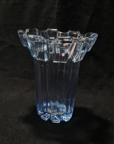 Vaso de Vidro Azul