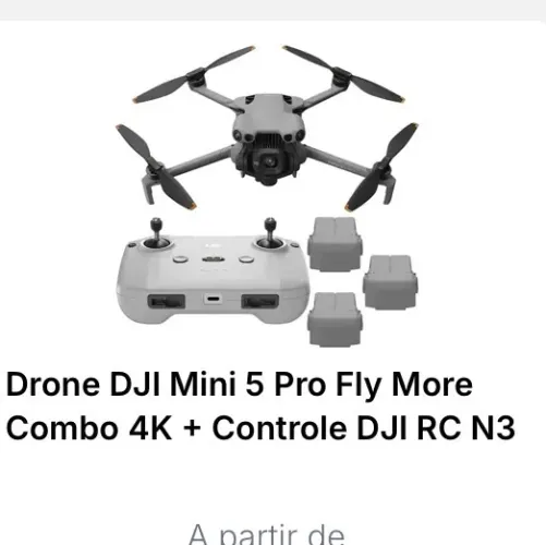 DRONE DJI MINI 5 PRO FLY MORE COMBO (DJI Drone DJI Mini 5 Pro Fly More Combo (DJI RC-N3)