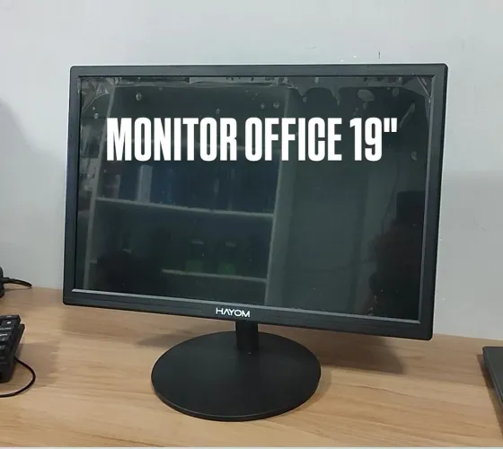 Monitor Office 19 Polegadas HD Novo