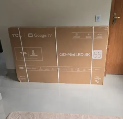 Smart TV 65? TCL C6K MINI LED 4K Nova Lacrada