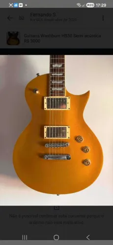 Guitarra Ltd Ec 256 Goldtop 